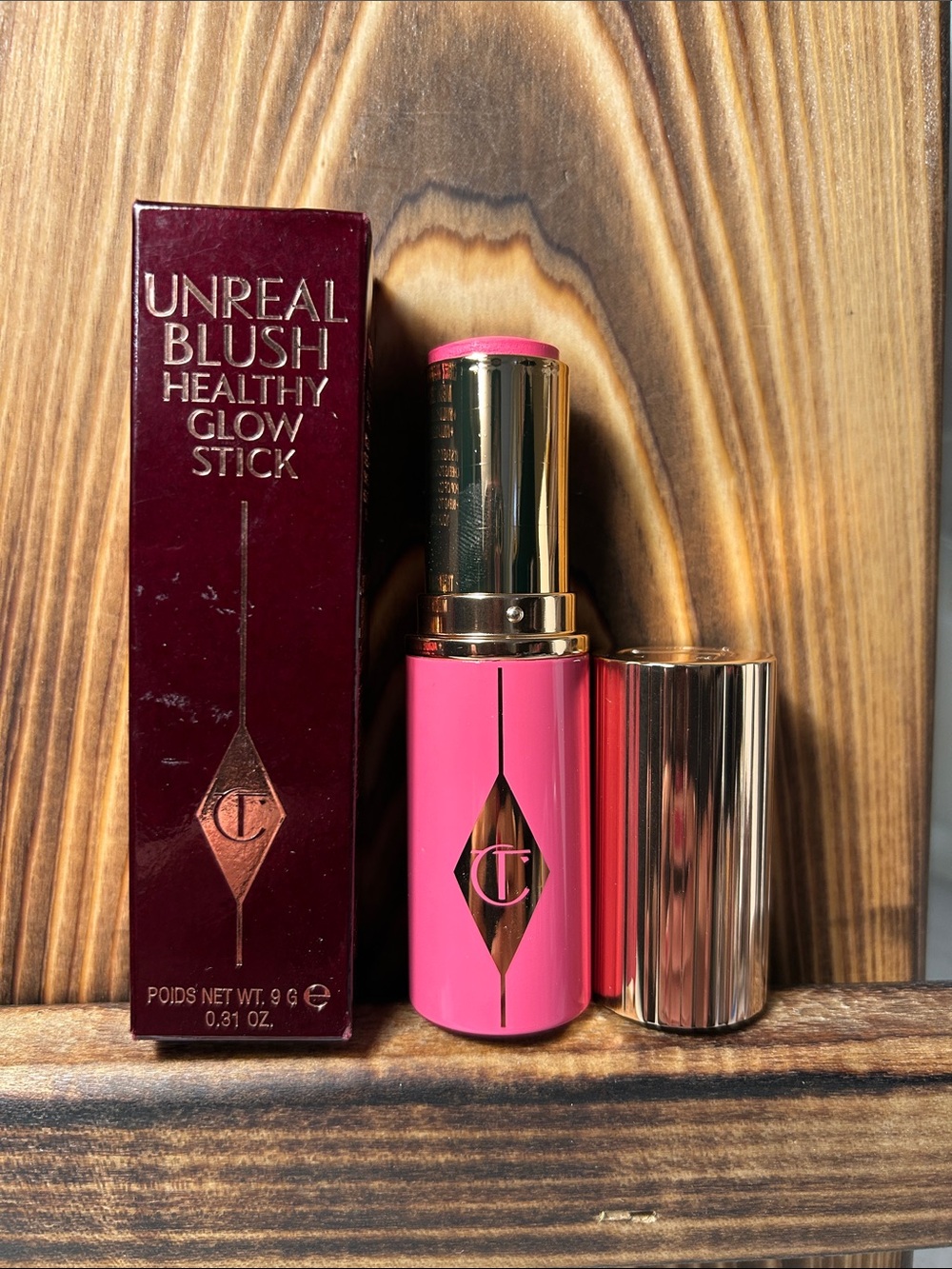 Charlotte Tilbury Unreal Blush Healthy Glow Stick — Bright Pink